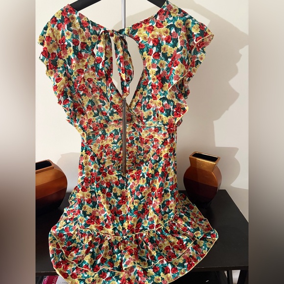 Floral Ruffle Mini Dress - Picture 5 of 5